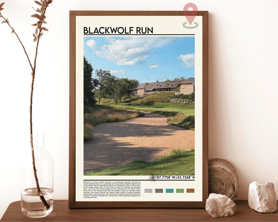 Blackwolf Run Golf Course Kohler Wisconsin Fairway Lodge Poster