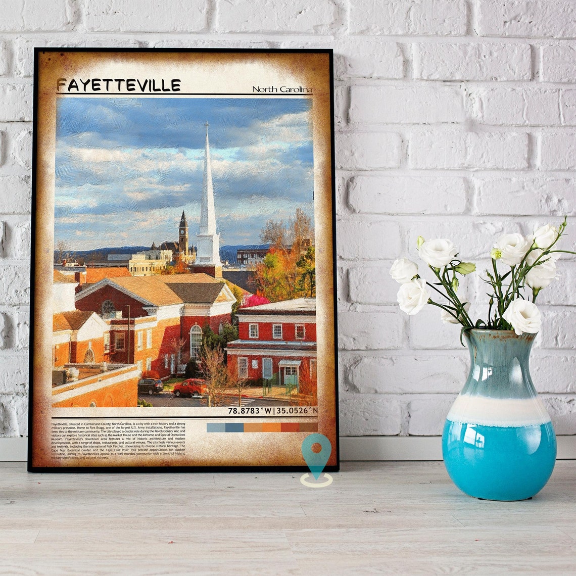 Fayetteville Art Fayetteville Artwork Fayetteville Map Fayetteville Photo Fayetteville Poster Fayetteville Print Fayetteville Travel - Image 5