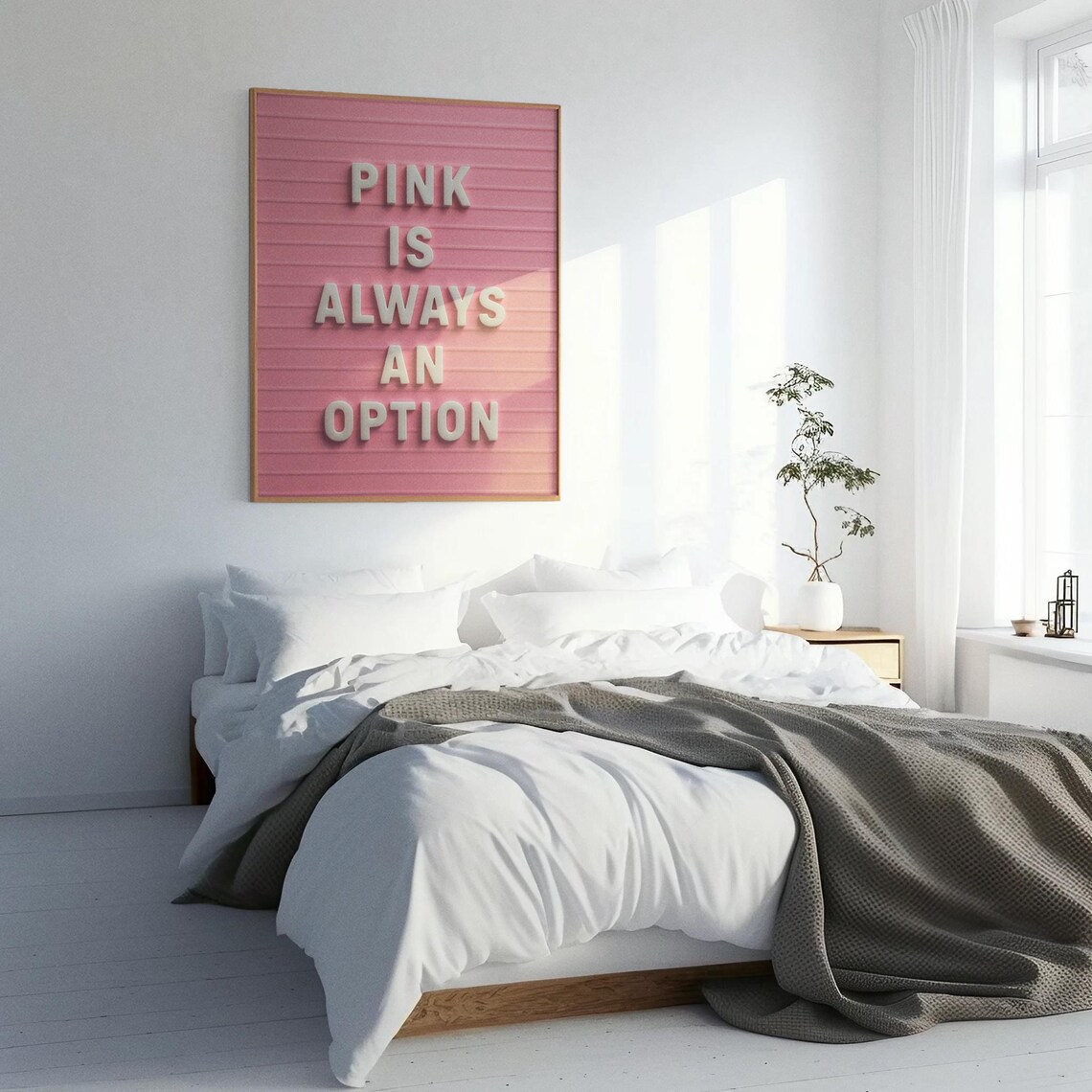 Pink Is Always An Option Motivational Poster - Image 3