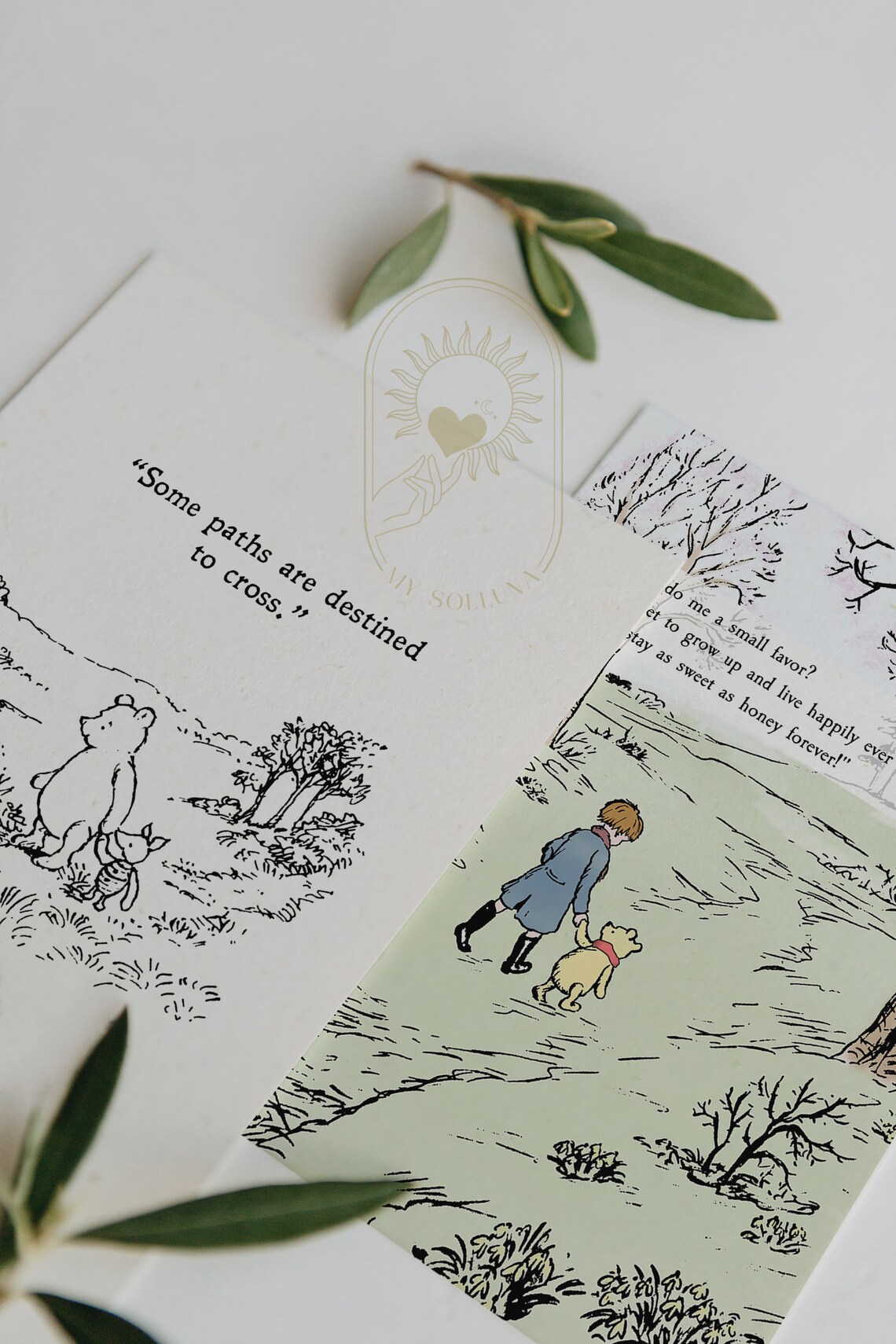 Winnie the Pooh Nursery Decor, Classic Affirmation Art - Image 2