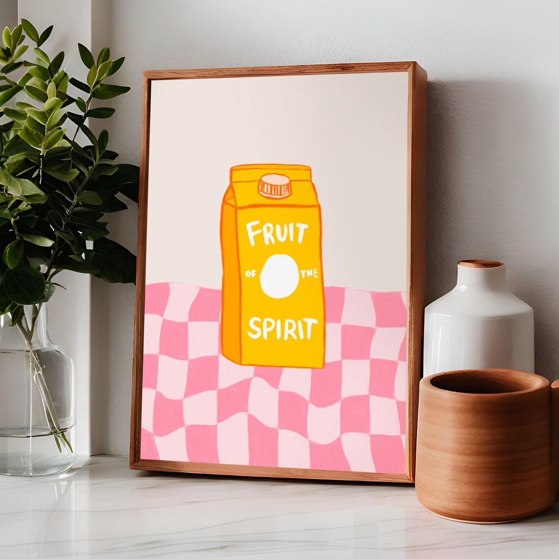 Fruit Of The Spirit Aesthetic Wall Art Print
