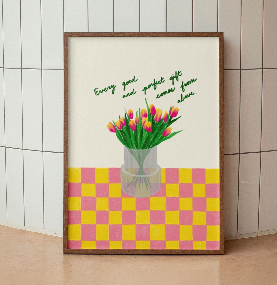James 1:17 Christian Coquette Scripture Art Print