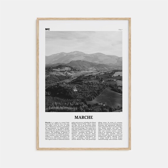 Marche Map France Art Print, Travel Wall Decor