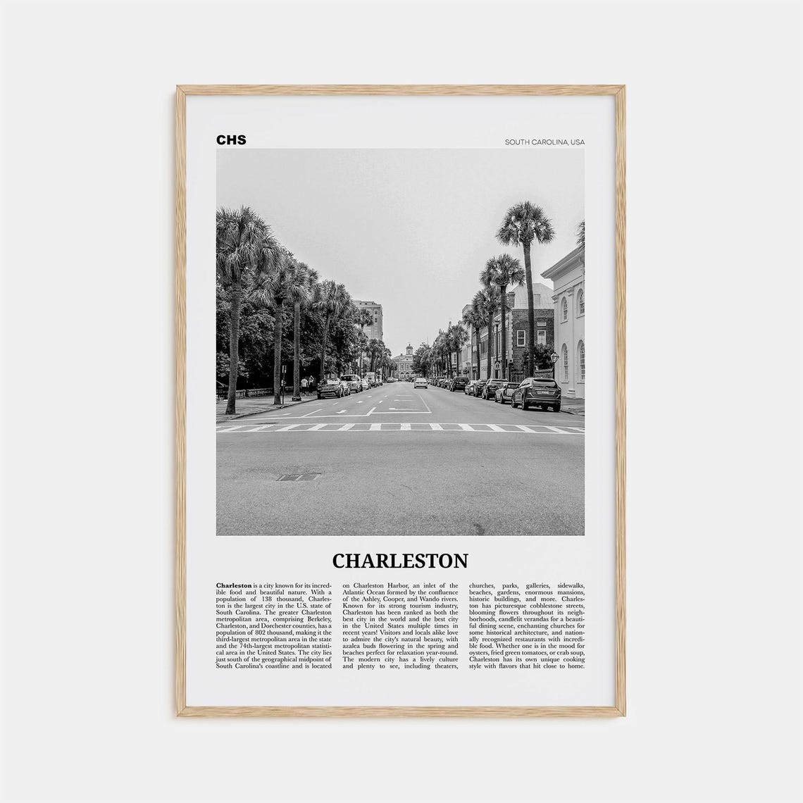 Charleston Print Black And White South Carolina No 2 Charleston Wall Art Charleston Poster Charleston Photo Usa United States