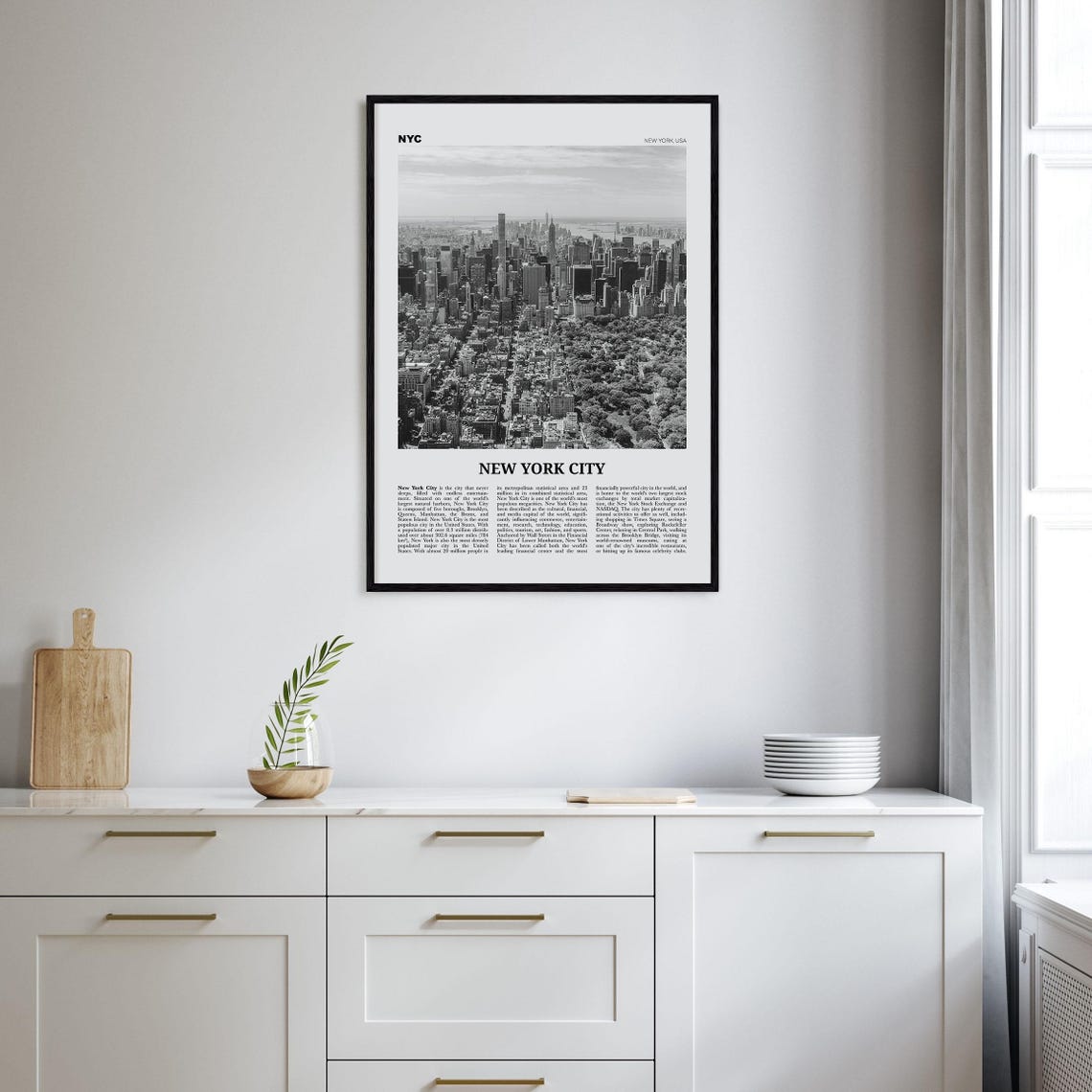 New York City Print Black And White No 3 New York Wall Art New York Poster New York Photo Nyc Black And White Poster Print Usa - Image 2
