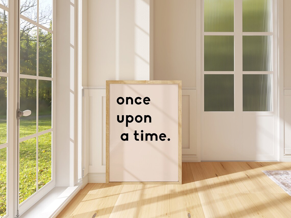 Once Upon A Time Kids Reading Poster, Read Corner - Image 3