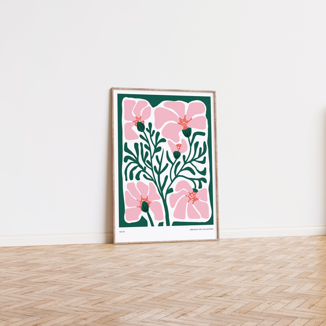 Bright Abstract Flower Retro Flower Market Poster - Image 3