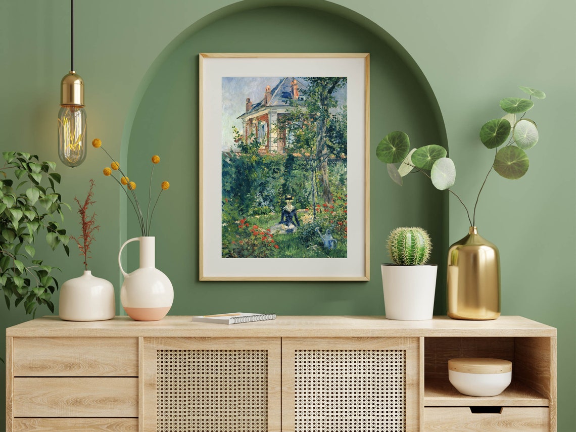 Edouard Manet A Garden Nook at Bellevue Impressionist Art Poster - Image 8