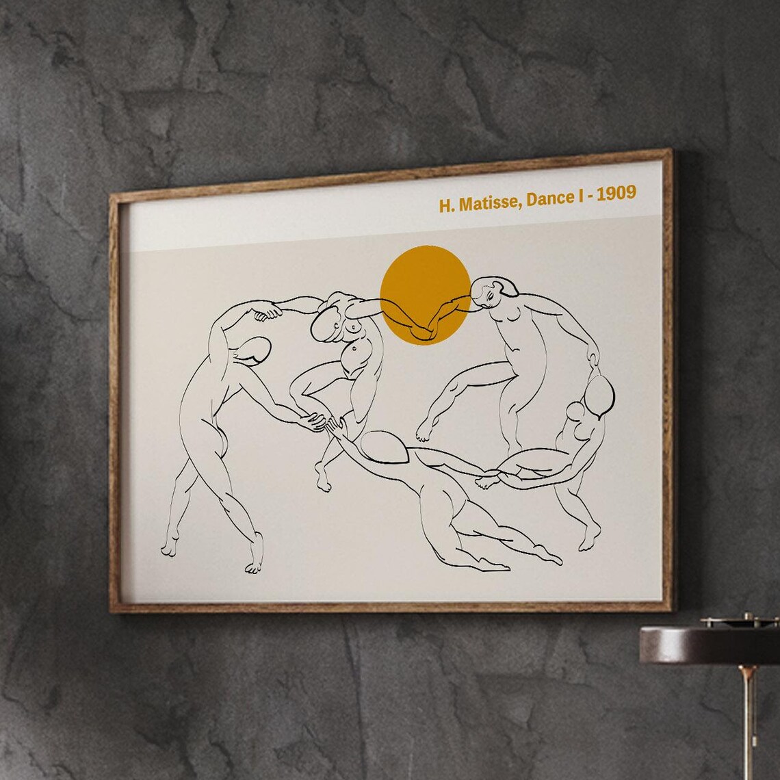 Matisse The Dance Exhibition Poster, Line Drawing