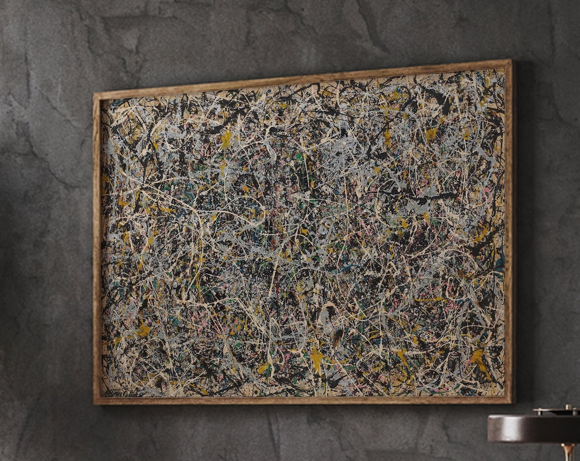 Jackson Pollock Abstract Expressionism Poster Print