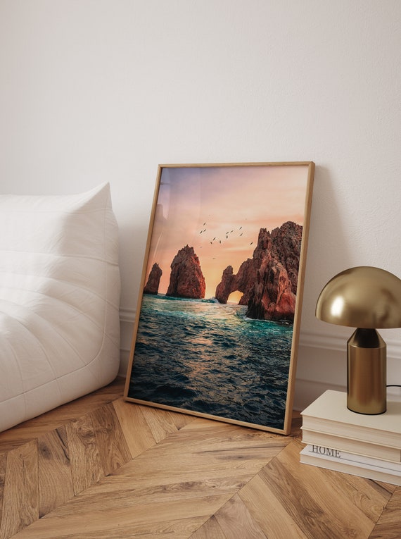 Cabo San Lucas Poster El Arco Rock Cliffs Baja Sur