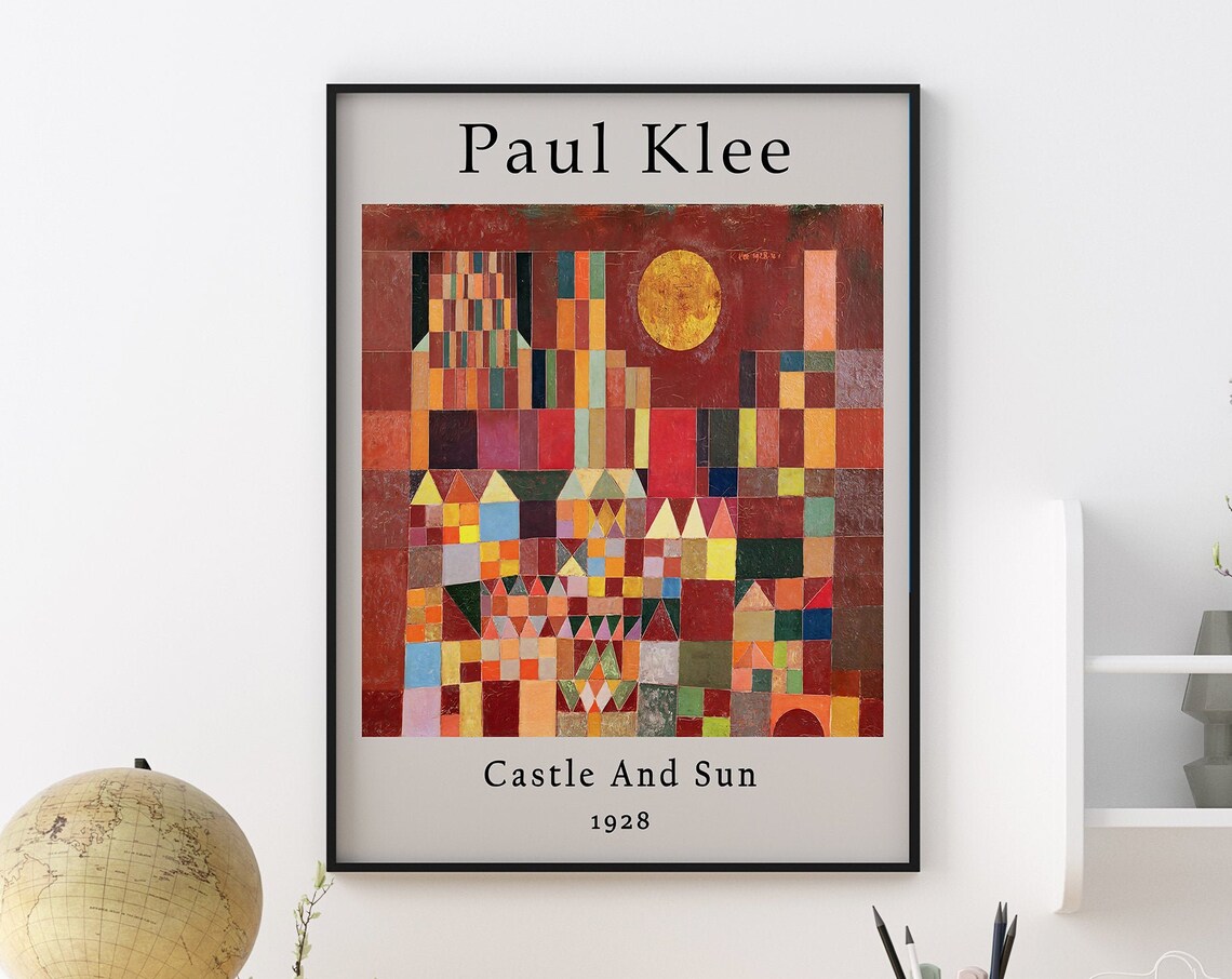Paul Klee Castle And Sun Exhibition Poster - Image 2