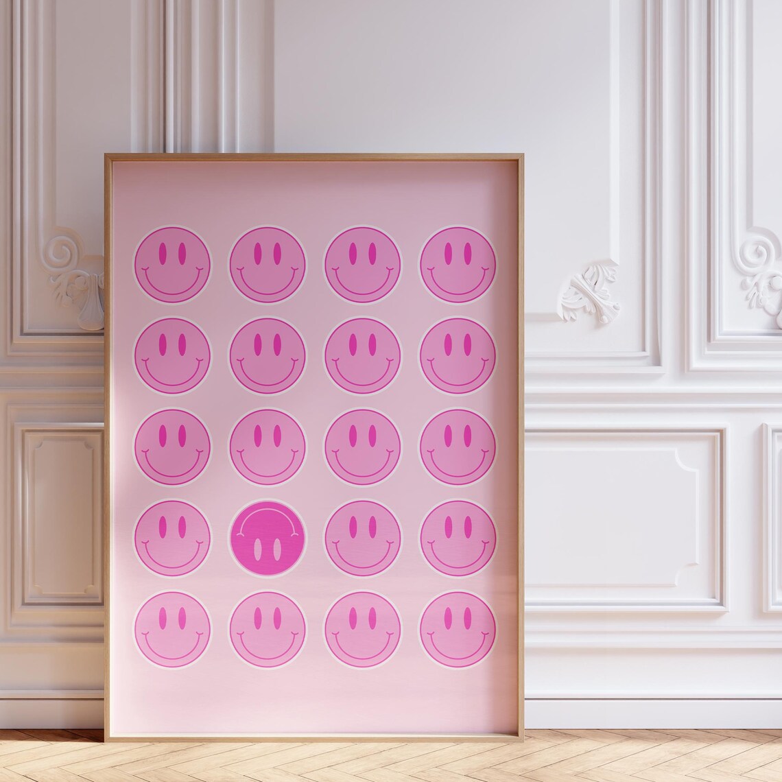 Boss Babe Energy Flapper Girl Retro Pink Glam Quote Wall Art