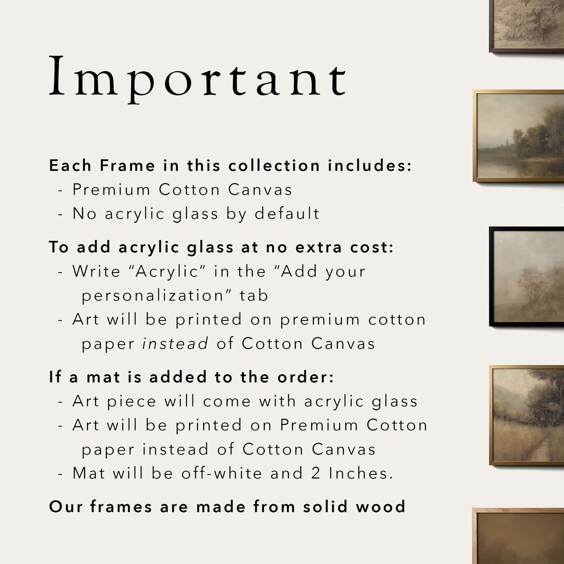 Framed Antique Pine Trees Art Print Vintage Modern Style Charcoal Wall Art Neutral Rustic Pine Forest For Living Room Wood Frames - Image 2