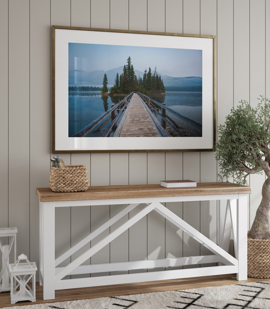 Pyramid Island Print, Jasper National Park