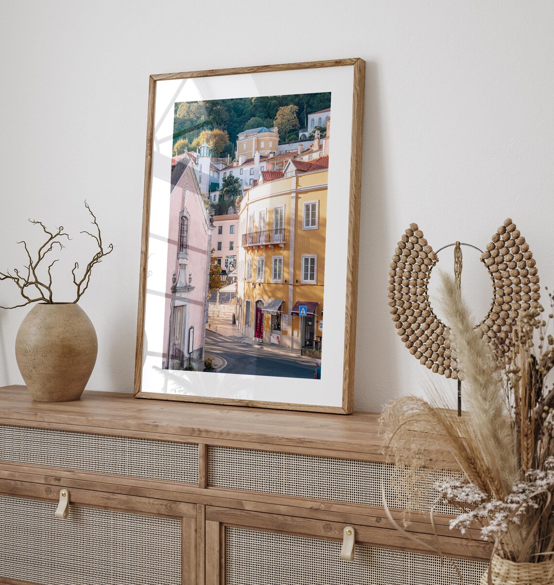 Sintra Portugal - Colorful Streets Travel Poster