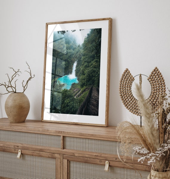 Rio Celeste Waterfall, Costa Rica Art Print