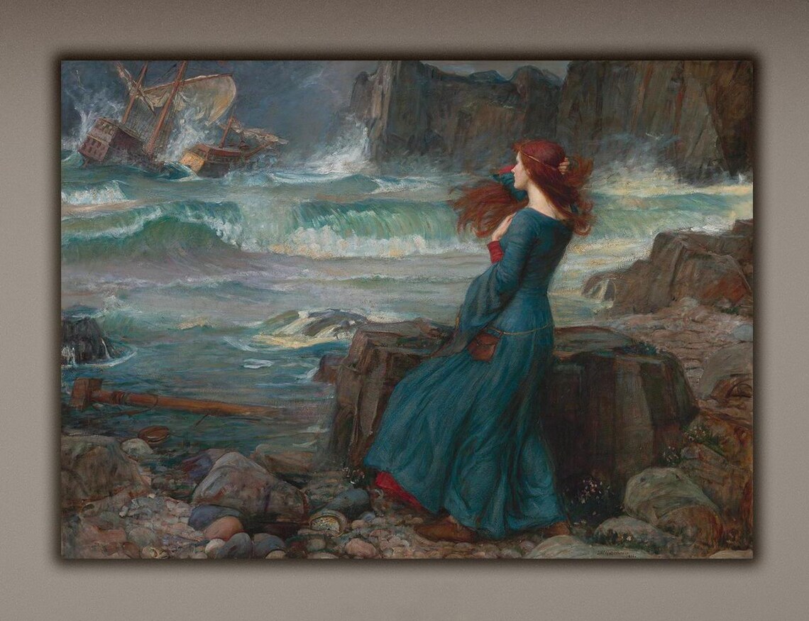 The Tempest Art Print, John William Waterhouse