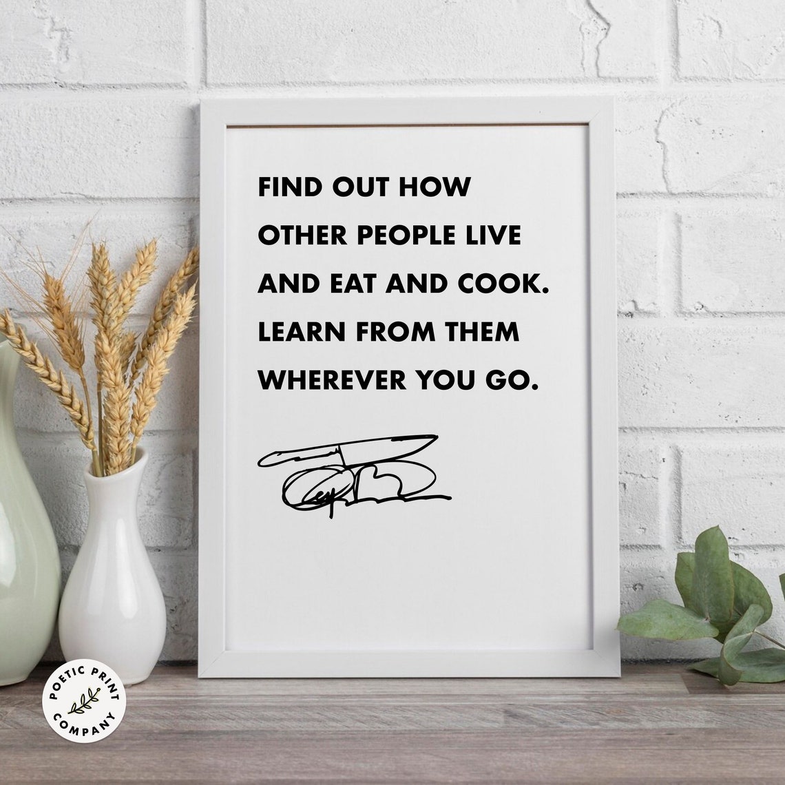 Anthony Bourdain Find Out How Other People Live Eat And Cook Poster - Image 6