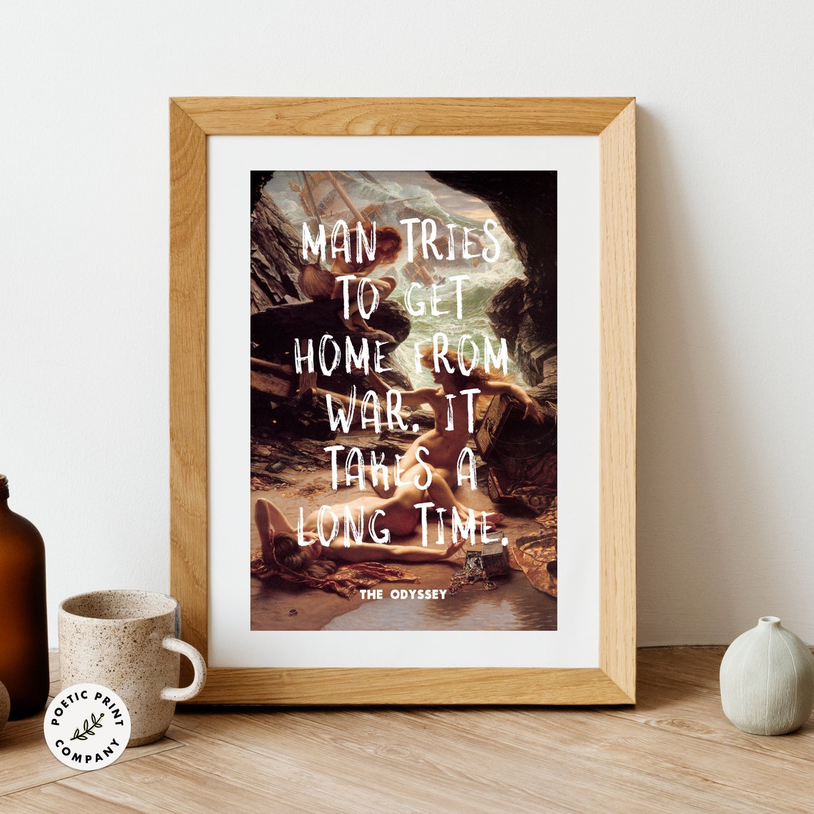 The Odyssey Man Tries To Get Home From War One Sentence Summary Poster - Image 2
