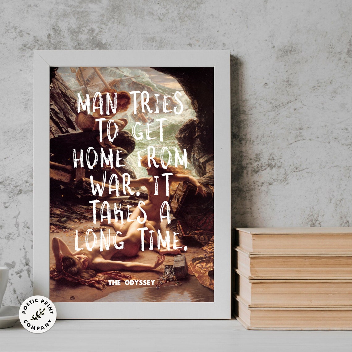 The Odyssey Man Tries To Get Home From War One Sentence Summary Poster - Image 4