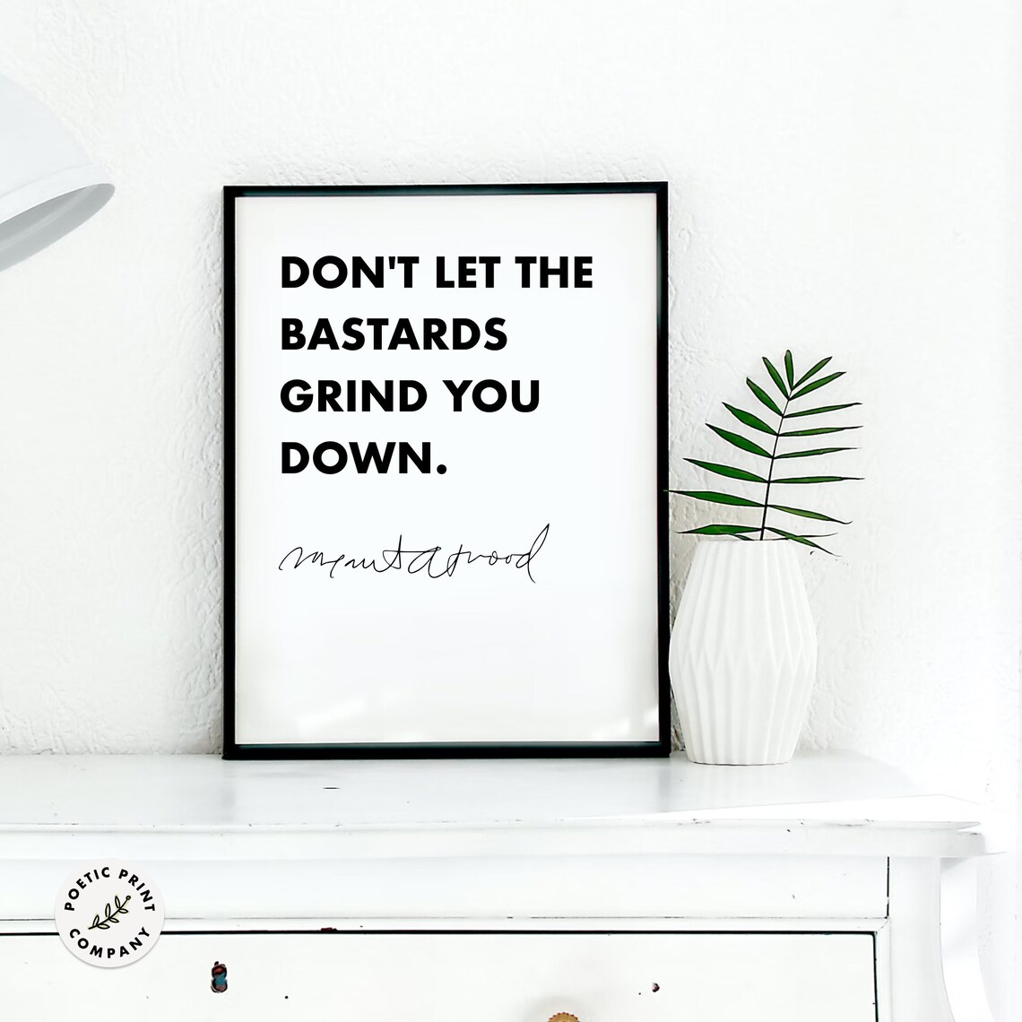 Margaret Atwood Quote Art Print for Book Lovers - Image 5