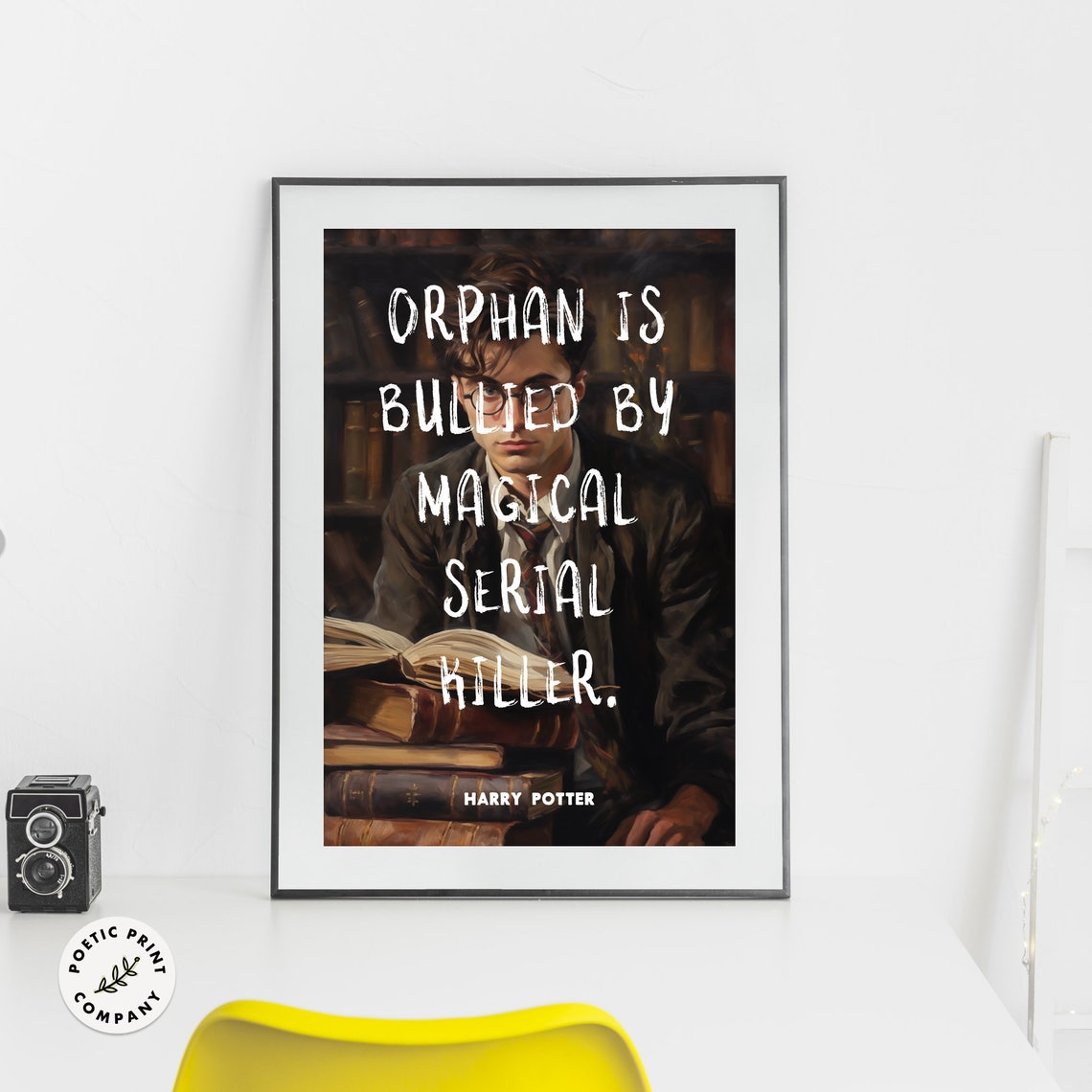Harry Potter Orphan Bullied By Magical Serial Killer Funny Poster - Image 6