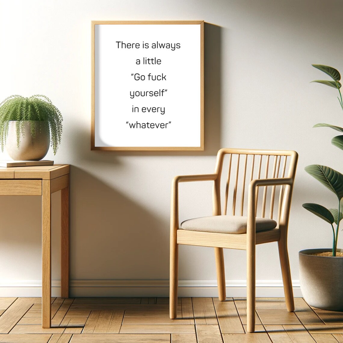 There Is Always A Little Go Fuck Yourself In Every Whatever Poster - Image 2