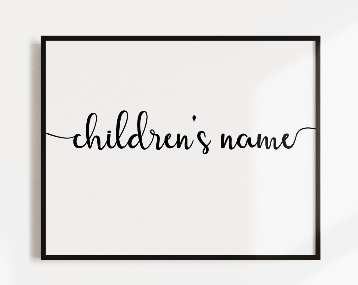 Custom Name Print for Nursery Decor, Personalized - Image 2