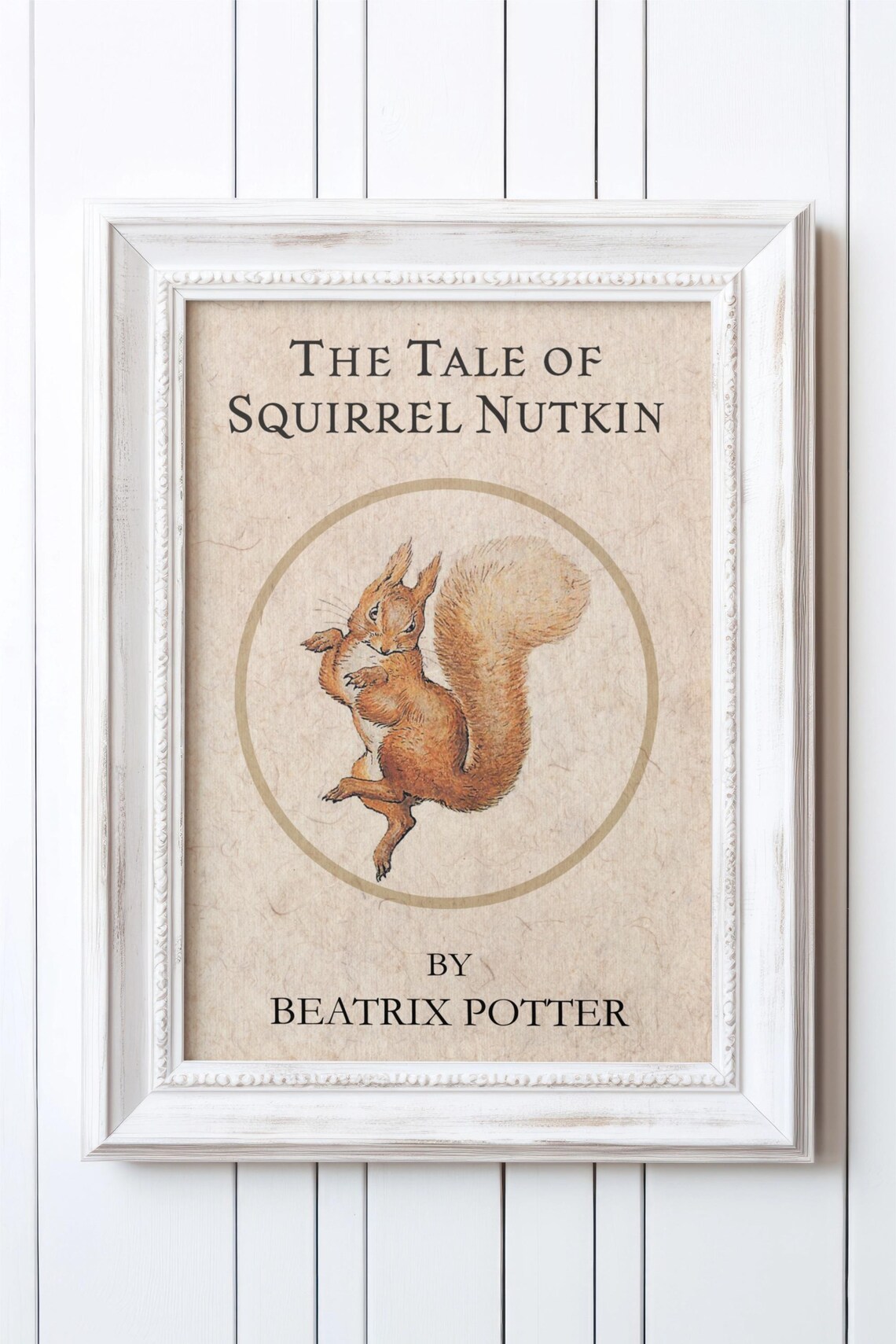 The Tale of Squirrel Nutkin Beatrix Potter Vintage Nursery Poster - Image 3