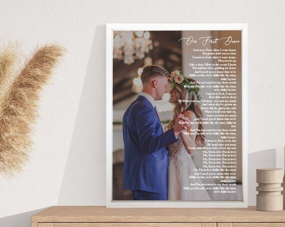 First Dance Custom Wedding Anniversary Art Print