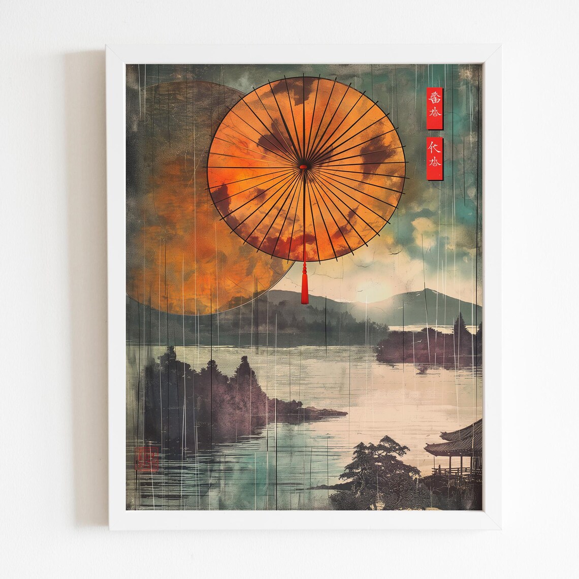Silence Of The East, Japanese Woodblock Art Print - Image 4