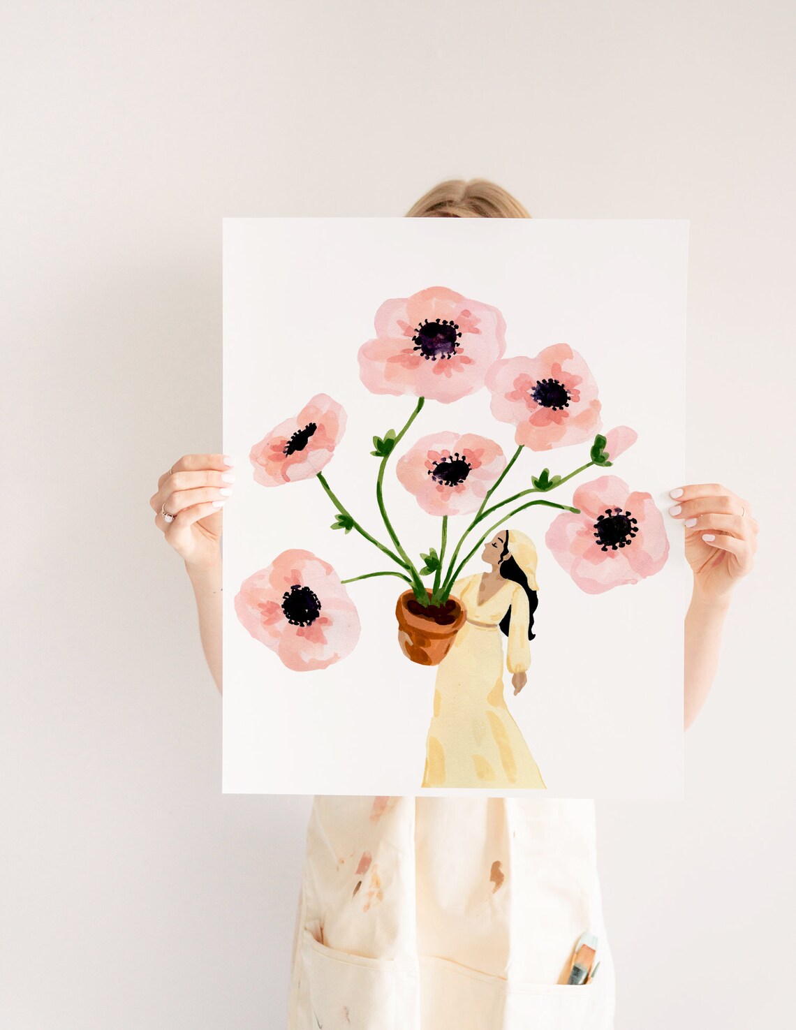 Poppies Garden Lover Floral Art Print, Sabina Fenn - Image 2