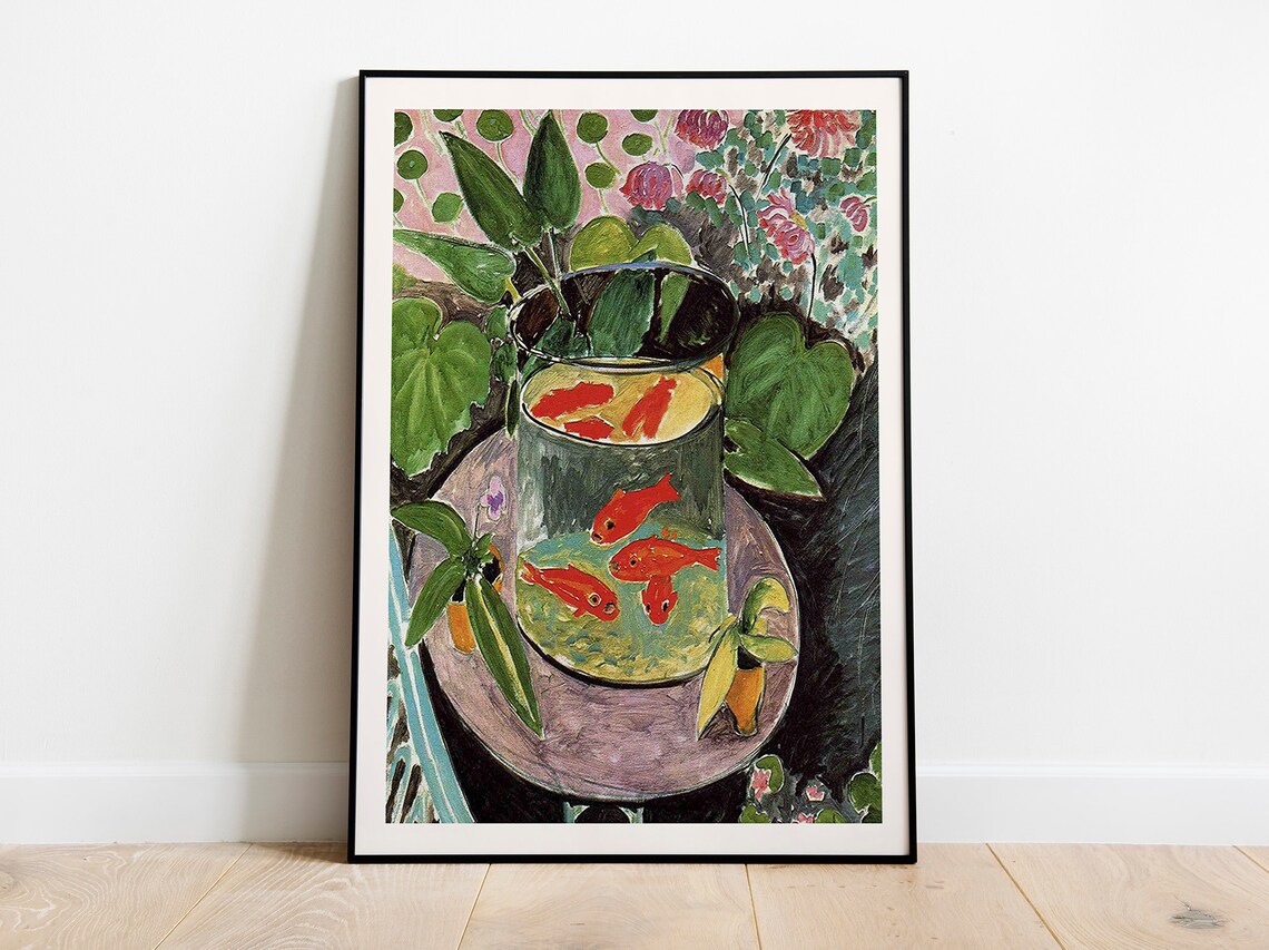 Matisse Goldfish Vintage Exhibition Art Poster