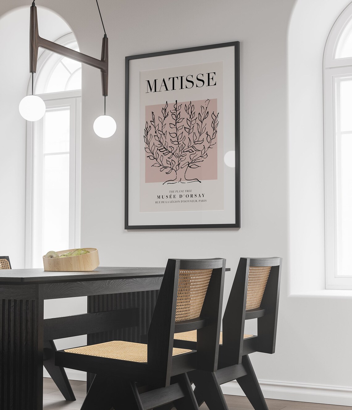 Henri Matisse Plane Tree Vintage Line Art Poster - Image 3