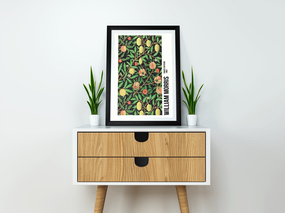 William Morris Exhibition Poster, Fruit Pattern Art Print - Image 2