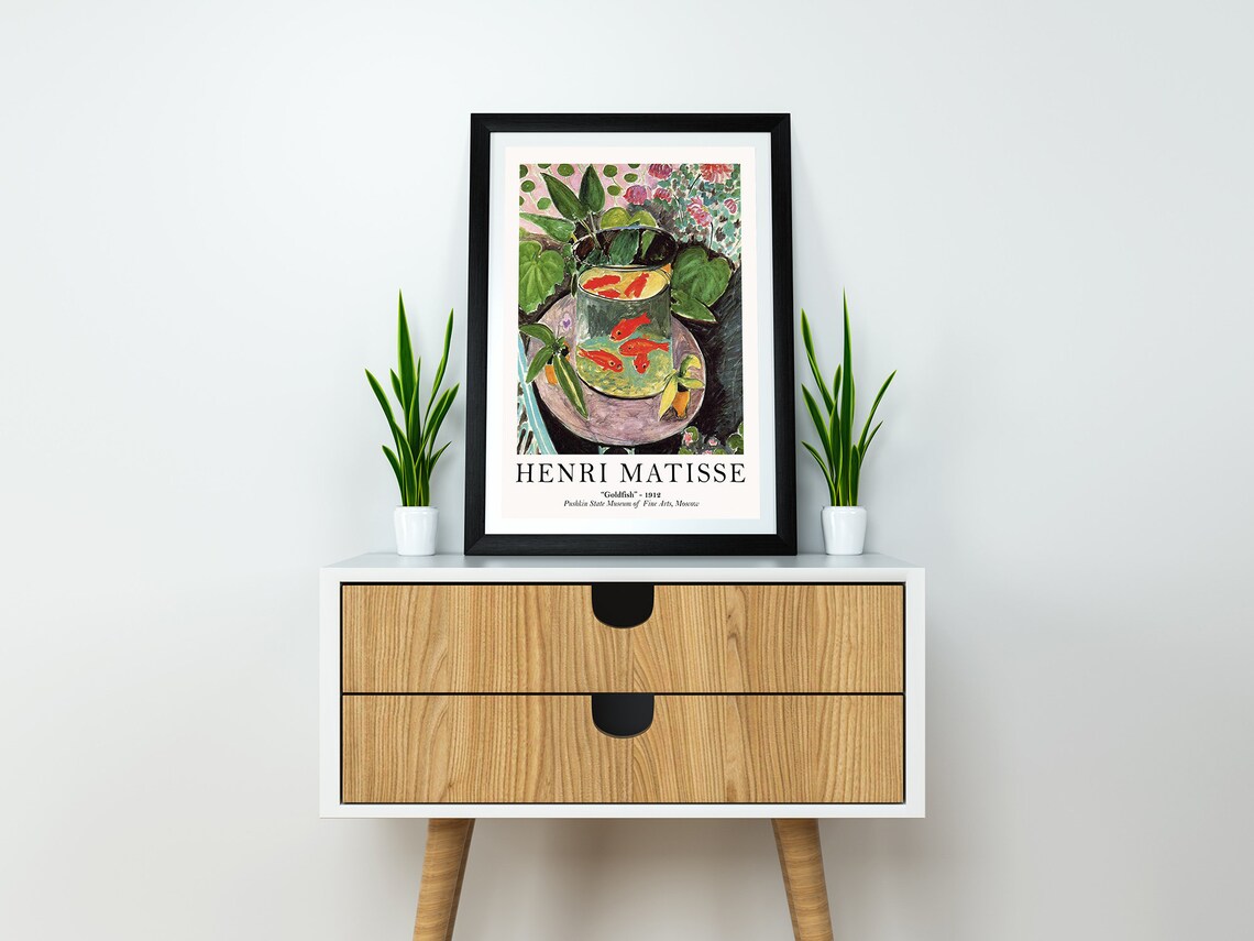 Matisse Goldfish Vintage Art Poster Print - Image 3