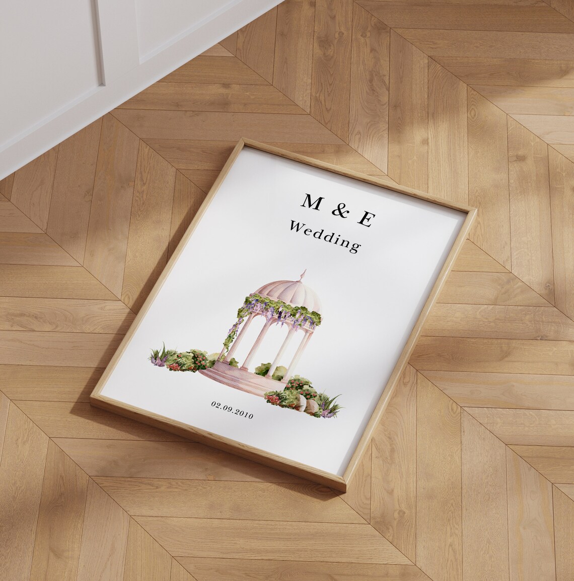 Custom Wedding Poster, Personalized Gift for Couples - Image 4