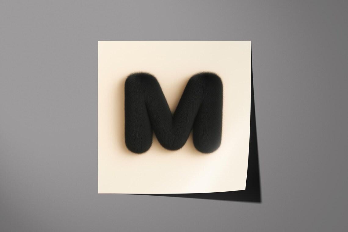 Custom Letter Wall Art, Modern Typography Poster - Image 6