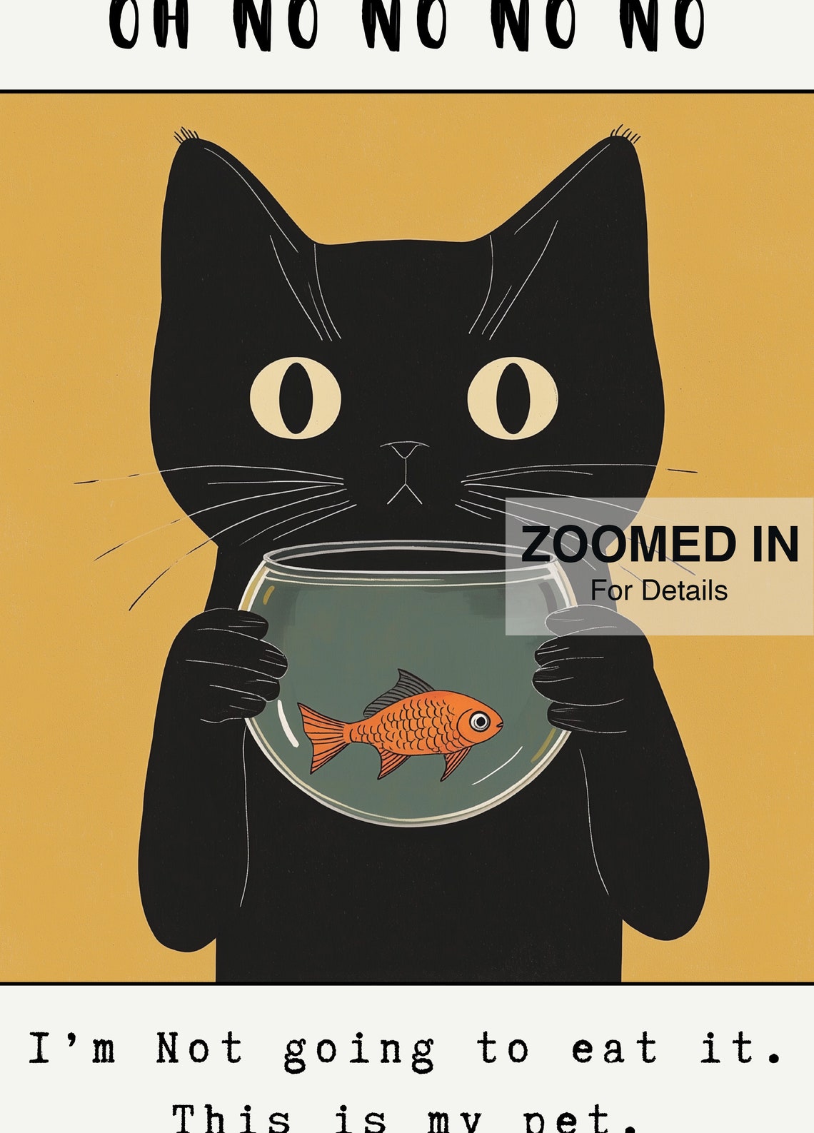 Funny Black Vintage Travel Poster - Image 5
