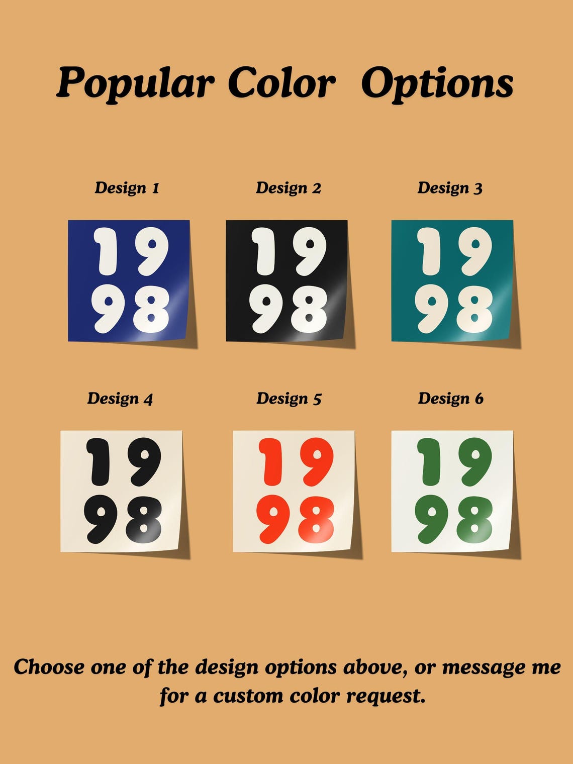 Custom Year Poster - Modern Bold Numbers Art Print - Image 6