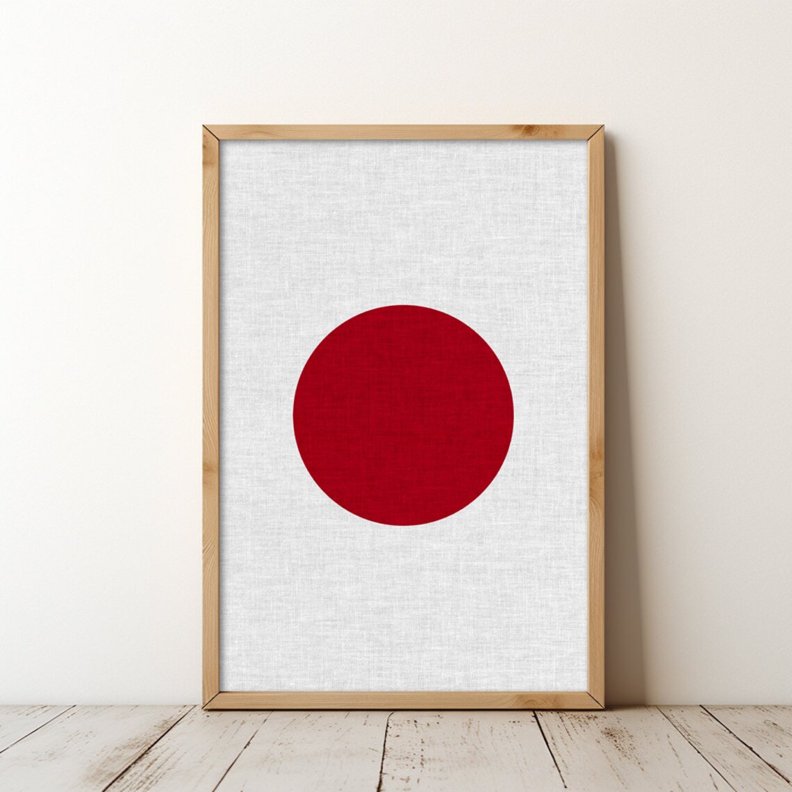 Japan Japanese Flag Travel Poster, Travel Wall Art