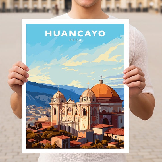 Huancayo Peru Travel Wall Art Poster Print