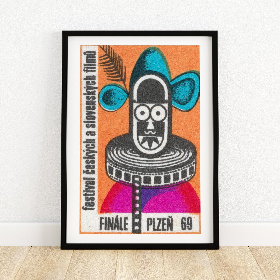 Festival of Czech and Slovak Films Vintage Poster Print