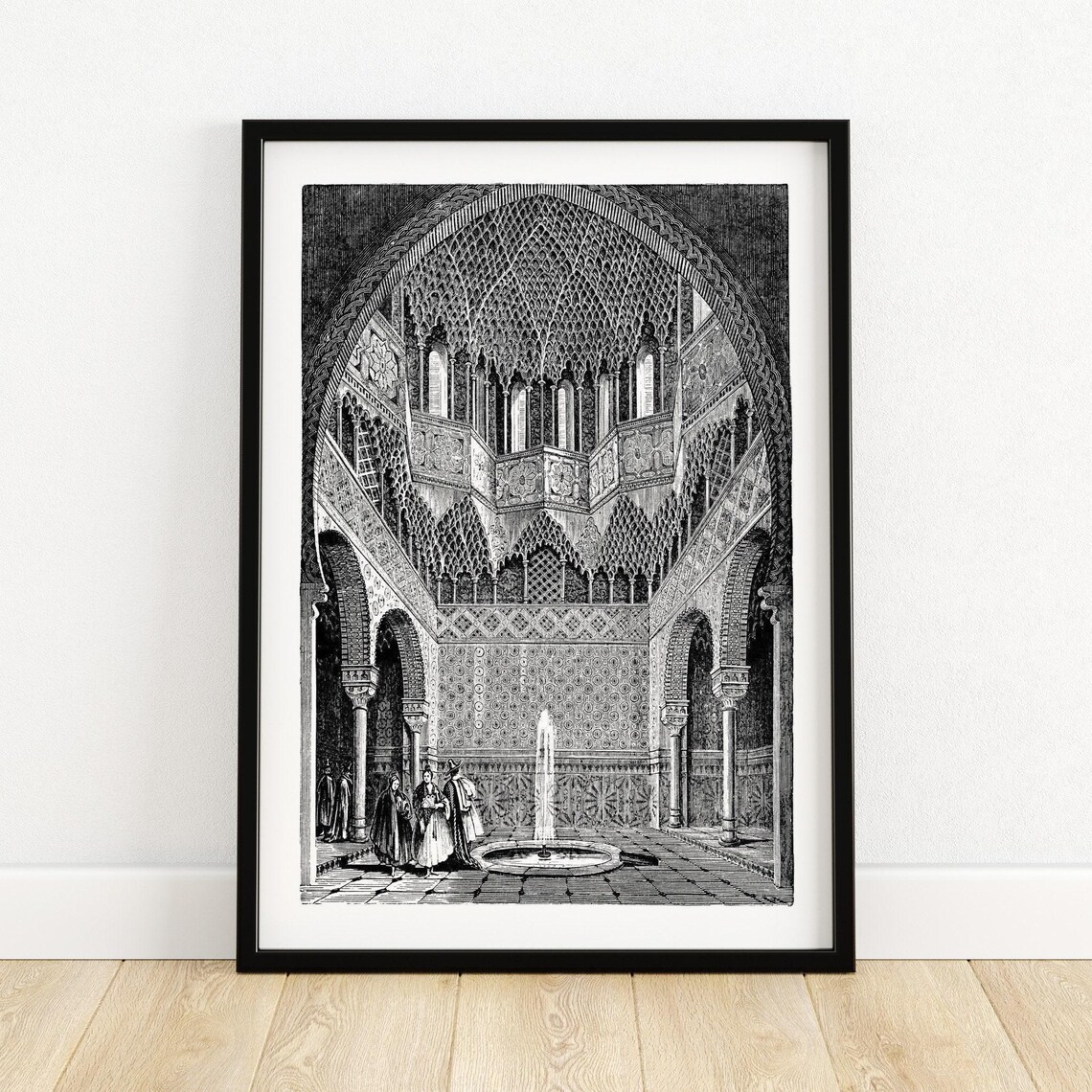 Hall Of The Abencerrages Alhambra Moorish Palace Interior Poster