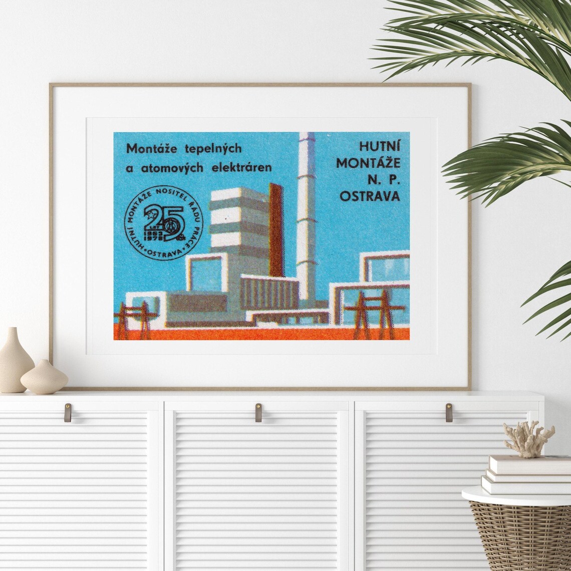 Nuclear Power Plant Vintage Poster Print - Image 2