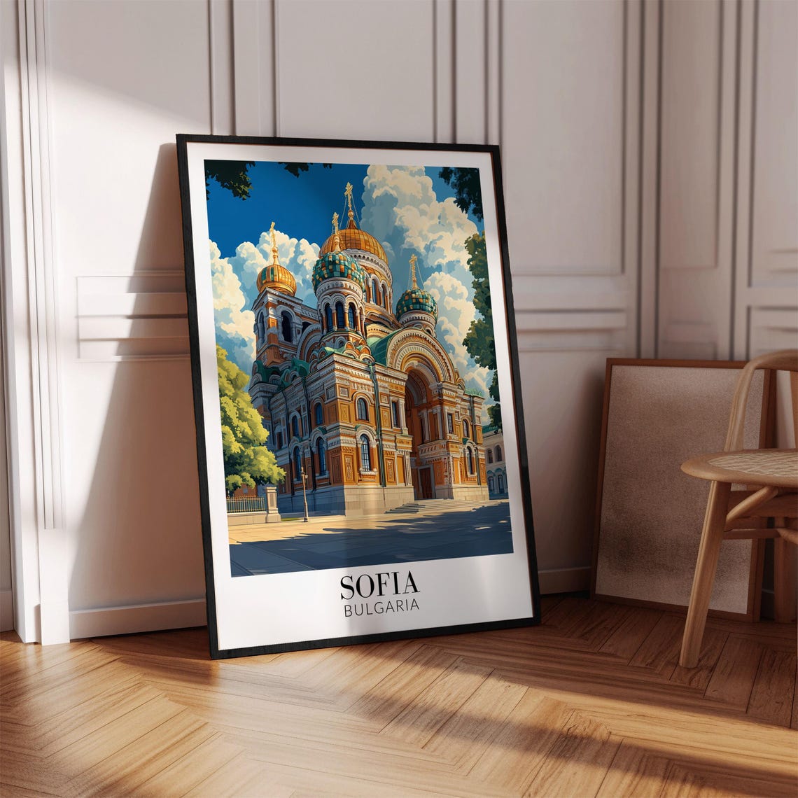 Sofia Bulgaria Alexander Nevsky Cathedral Onion Domes Poster - Image 4