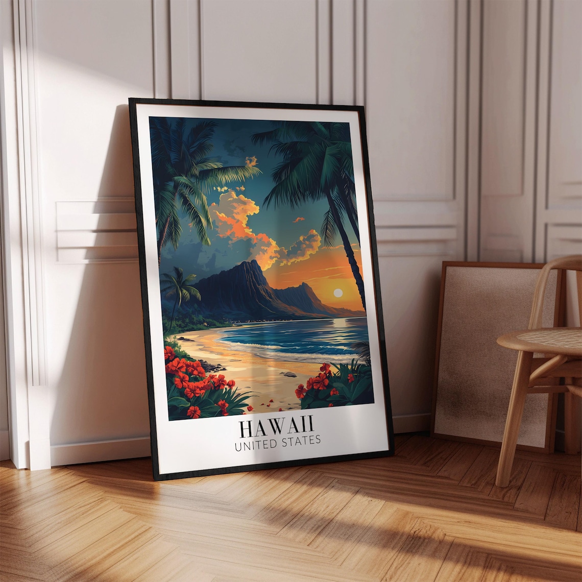 Hawaii Travel Poster, Home Decor for Art Lovers - Image 2