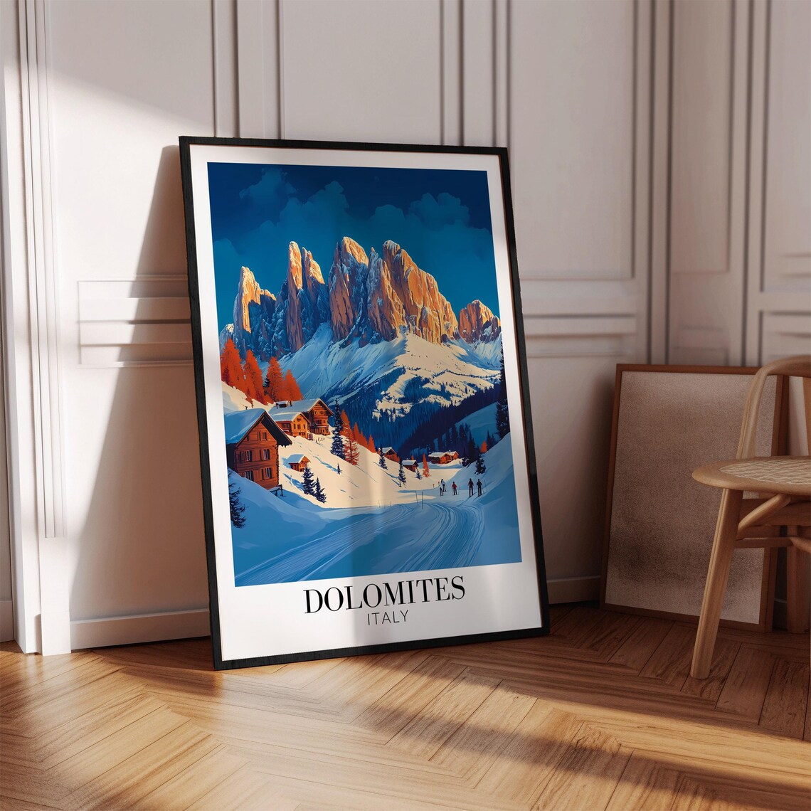Dolomites Italy Travel Poster, Europe Wall Art - Image 2