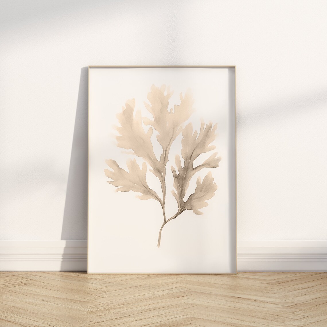 Watercolor Seaweed and Seagrass, Hamptons Art Print - Image 4